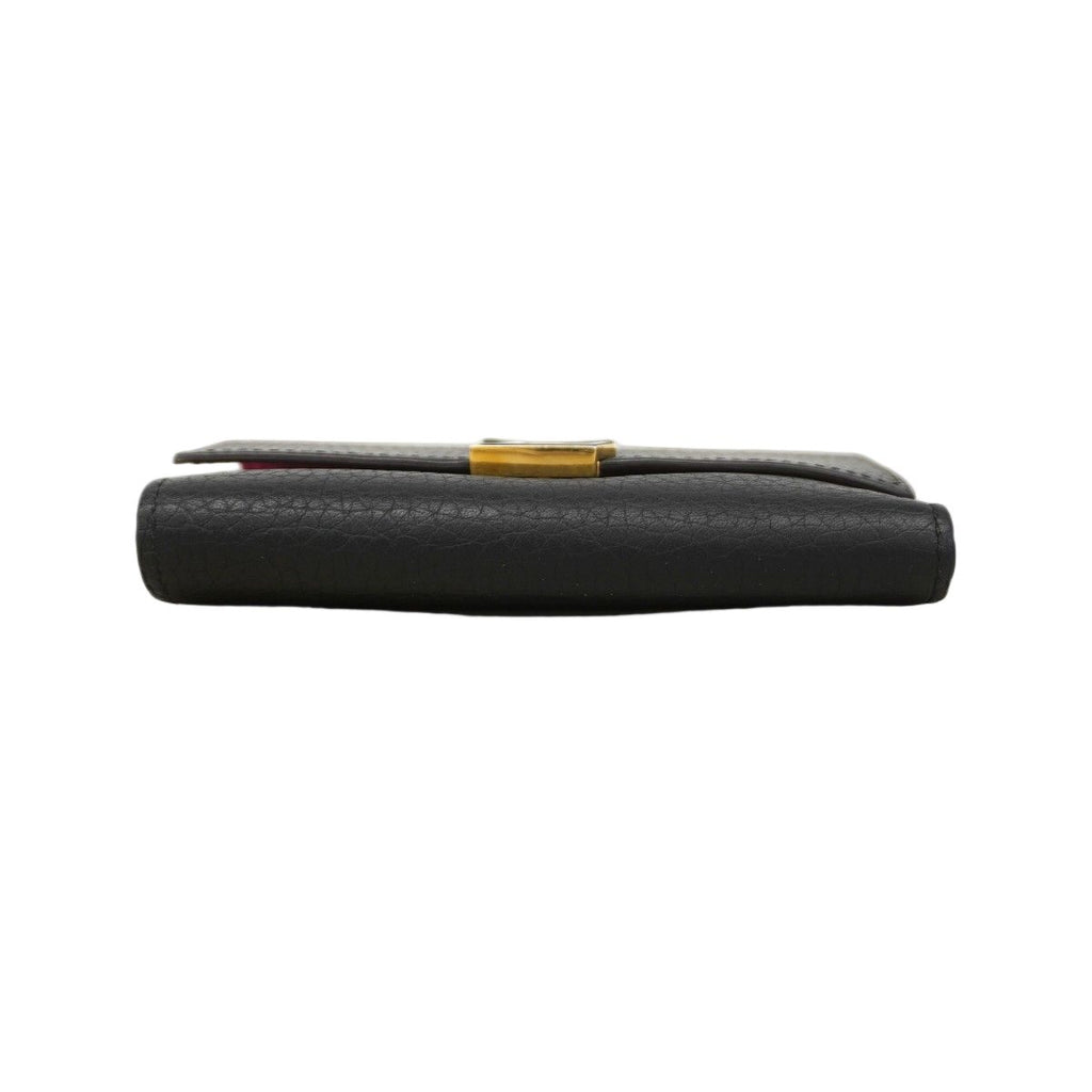 Louis Vuitton Trifold Wallet Taurillon Portefeuille Capucines Compact Noir — view 2