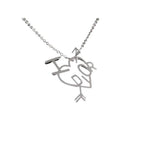 Dior Necklace Silver Metal Aro — view 3