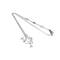 Dior Necklace Silver Metal Aro