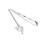 Dior Necklace Silver Metal Aro