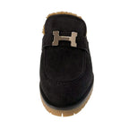 Hermes Shearling Mules Flore — view 2