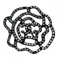 Chanel Brooch Rose Coco Mark Accessories Vintage Rhinestone