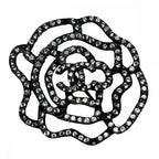 Chanel Brooch Rose Coco Mark Accessories Vintage Rhinestone