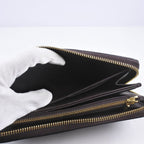 Louis Vuitton Zippy Wallet Round Zipper Monogram Vernis Amarante Wine — view 9