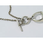 Hermes Amulet Necklace Pendant AG 925 Silver Accessories — view 3