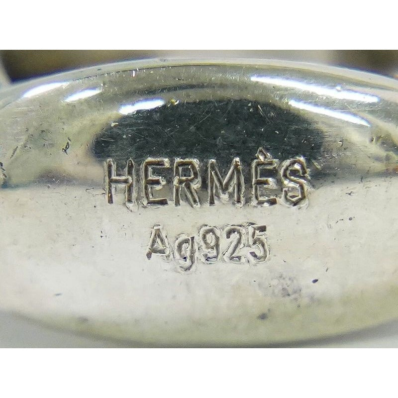 Hermes Amulet Necklace Pendant AG 925 Silver Accessories — view 7