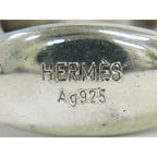 Hermes Amulet Necklace Pendant AG 925 Silver Accessories — view 7