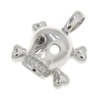 Christian Dior Diamond Pendant Top Skull