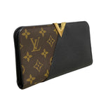 Louis Vuitton Wallet Monogram Portefeuille Kimono Brown Noir — view 2