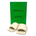 Bottega Veneta Lido Square Toe Flat Sandals 35 Off White
