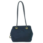Celine Nylon Shoulder Bag Navy