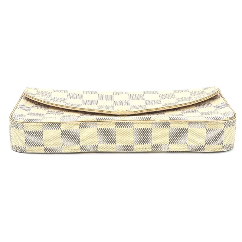 Louis Vuitton Chain Wallet Damier Azur Pochette Felicie — view 4
