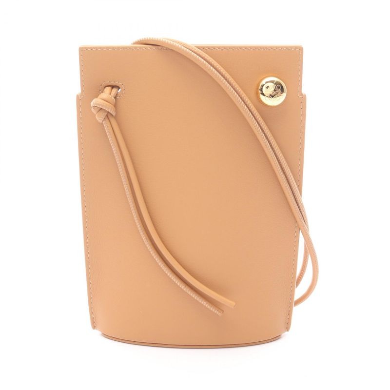 Loewe Shoulder Bag Pebble Dice Pocket Cpbpr12 Warm Desert Leather