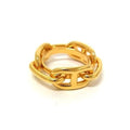 Hermes Chaine D'ancre Lucade Legato Scarf Ring Closure Gold