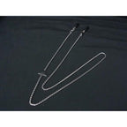 Prada Airpods Wireless Earphone Chain Silver Necklace — view 2