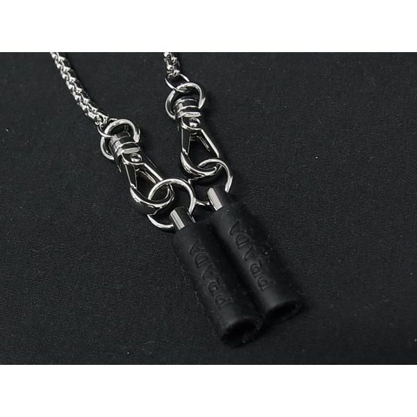 Prada Airpods Wireless Earphone Chain Silver Necklace — view 3