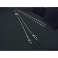 Prada Airpods Wireless Earphone Chain Silver Necklace