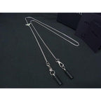 Prada Airpods Wireless Earphone Chain Silver Necklace