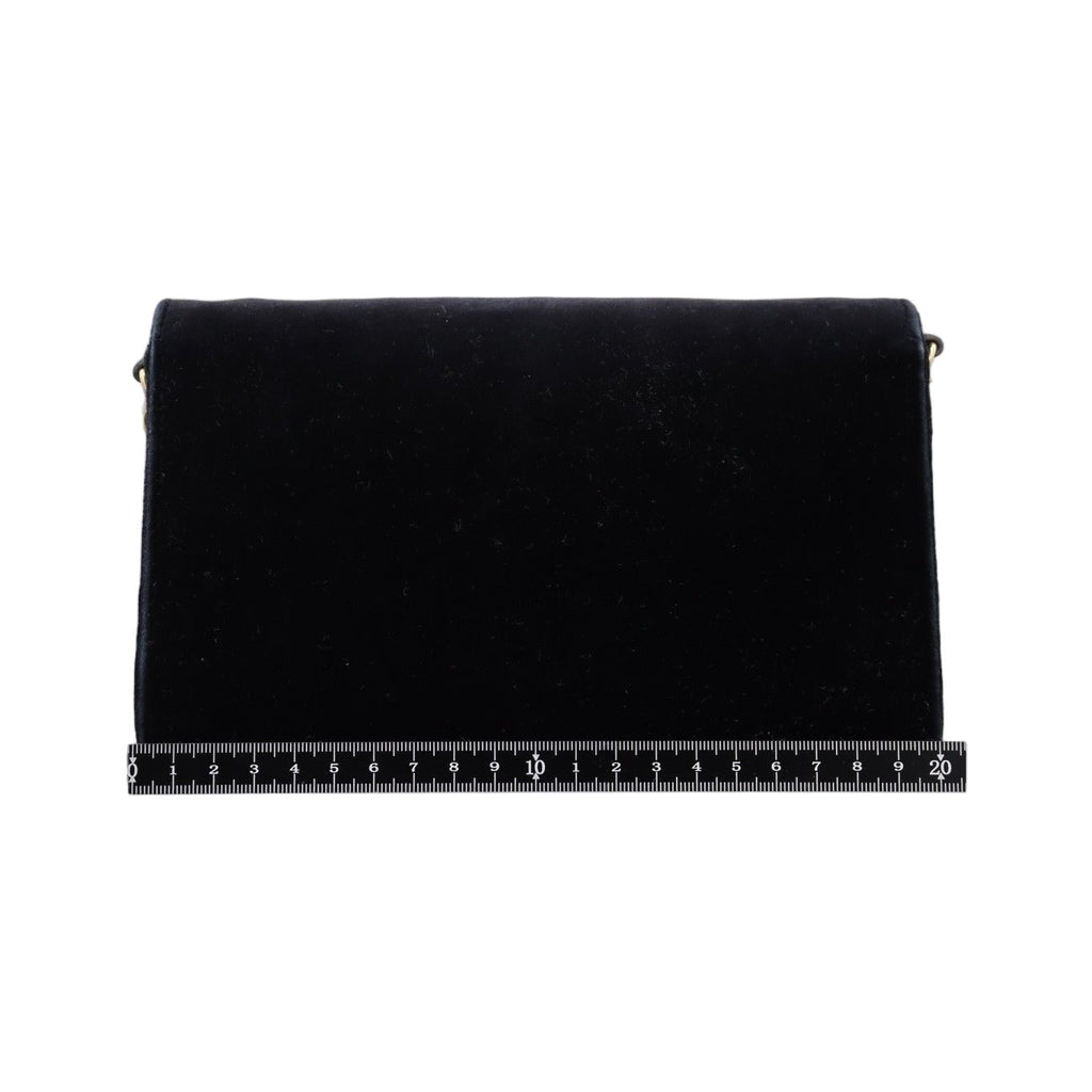 Gucci Square Black Velour Messenger — view 2