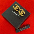 Chanel Vintage Coco Mark Motif Earrings Ear Cuff Accessory Gold 16506 — view 2