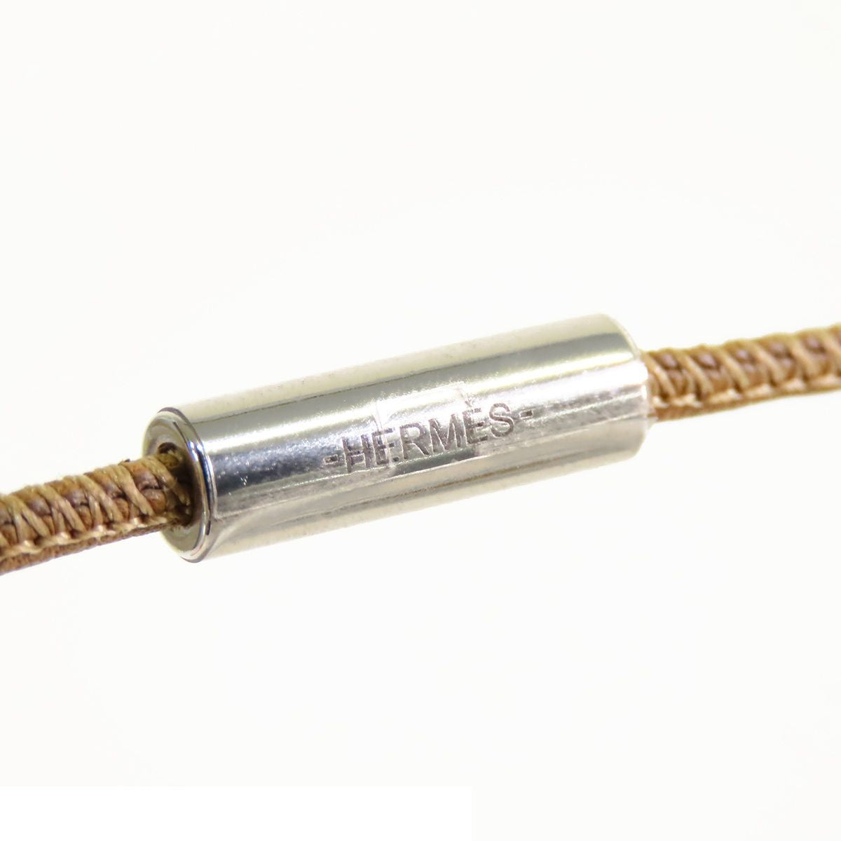 Hermes Equipe Pendant Beige Ivory Buffalo Horn Necklace — view 7
