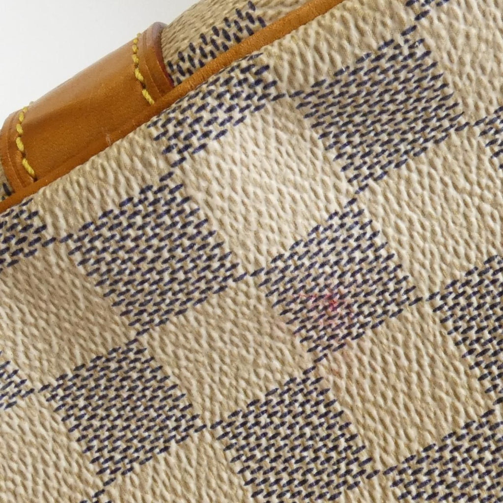 Louis Vuitton Damier Azur Keepall Bandouliere Boston Bag Gold — view 4