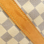 Louis Vuitton Damier Azur Keepall Bandouliere Boston Bag Gold — view 5