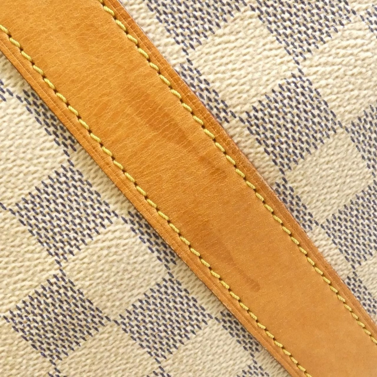Louis Vuitton Damier Azur Keepall Bandouliere Boston Bag Gold — view 5