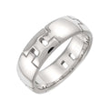 Hermes Ever Herakles 48 Ring 18k WG White Gold 750 Hercules