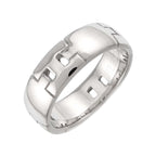 Hermes Ever Herakles 48 Ring 18k WG White Gold 750 Hercules