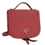 Prada Mini Backpack Handbag Saffiano Red