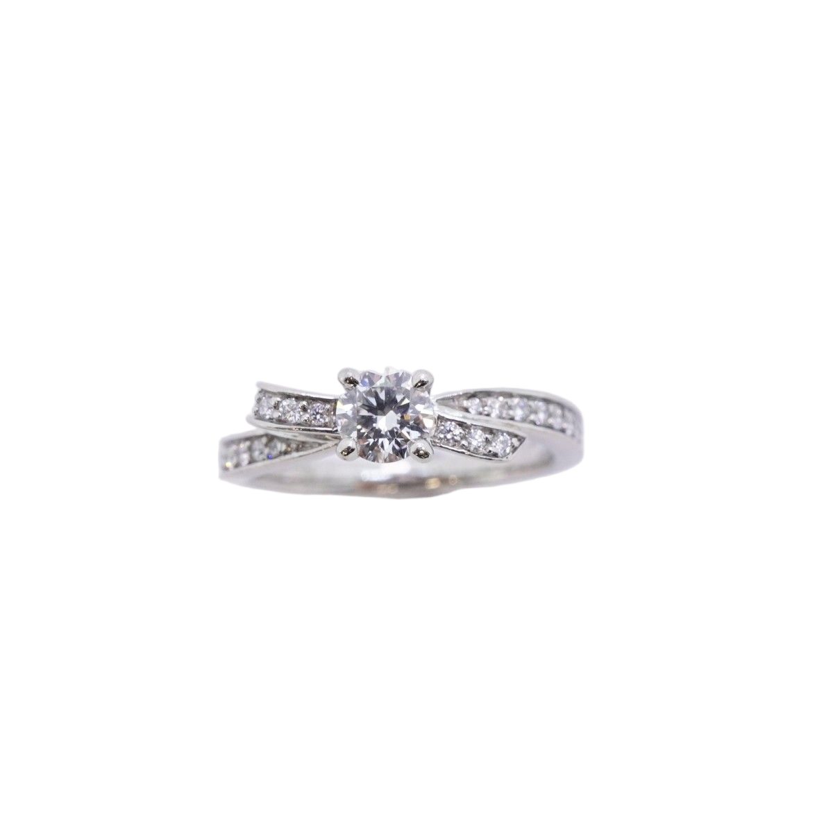Chanel Ring Ribbon de Platinum Diamond — view 2