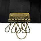 Saint Laurent Paris 6-stack Key Case Hook Compact Heart Motif Allover — view 7