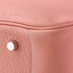 Hermes Lindy 34 Shoulder Bag Taurillon Clemence Crevette Silver — view 8