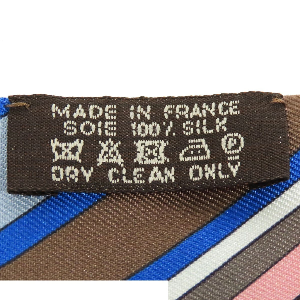 Hermes Twilly Multicolor Silk Sangles en Zigzag Scarf — view 8