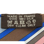 Hermes Twilly Multicolor Silk Sangles en Zigzag Scarf — view 8