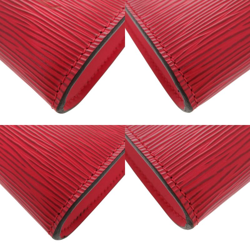 Louis Vuitton Pochette Accessoires Pouches Epi Castilian Red Pouch — view 4