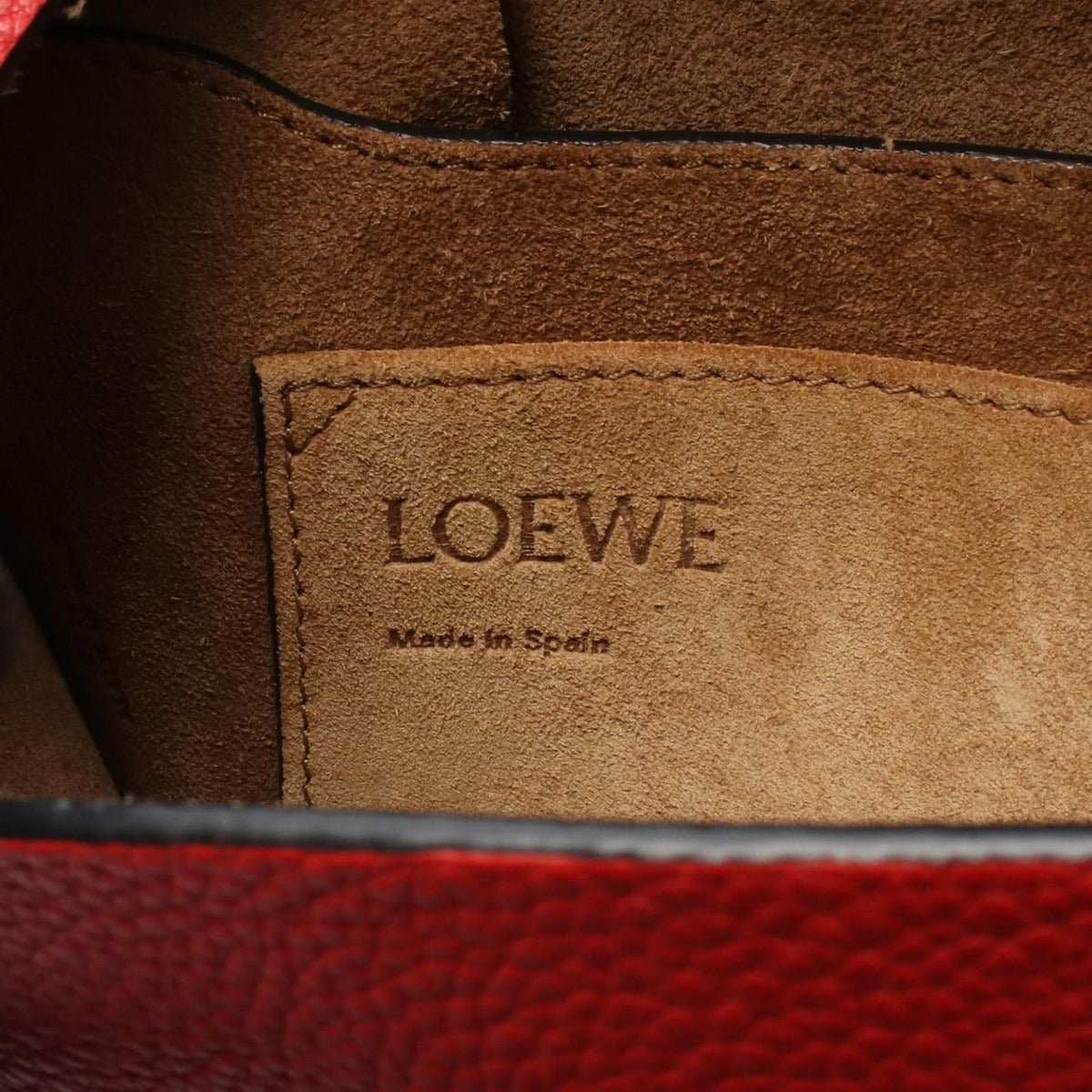 Loewe Shoulder Bag Gate Small Red Leather — view 4