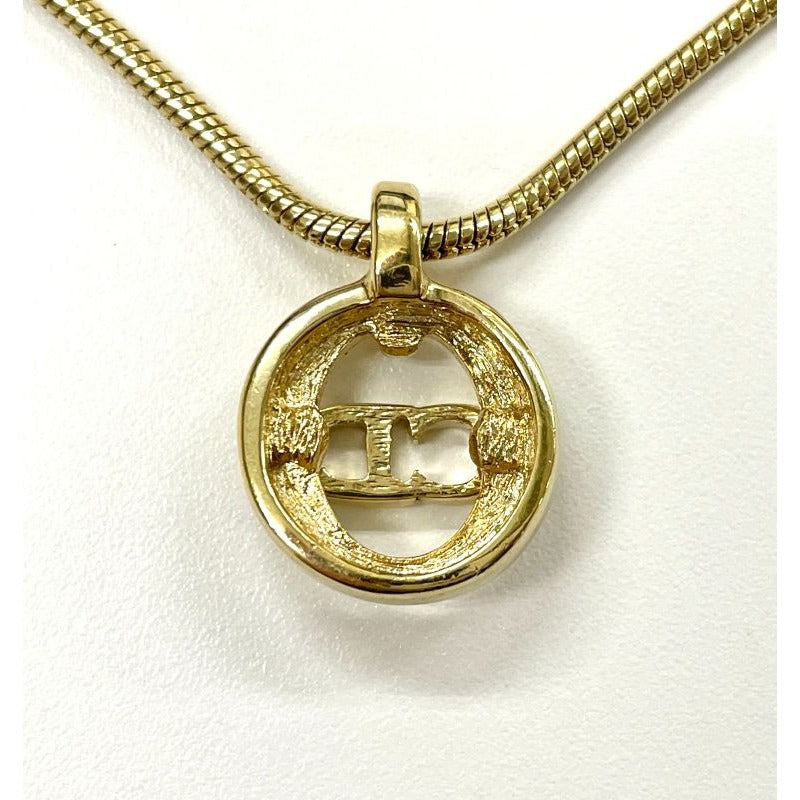Christian Dior CD Logo Necklace GP — view 4