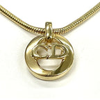 Christian Dior CD Logo Necklace GP — view 7
