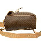 Celine Vintage Macadam Blason Pattern Ring Leather