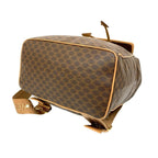 Celine Vintage Macadam Blason Pattern Ring Leather