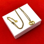 Dior Vintage CD Logo Motif Necklace Pendant Choker Gold