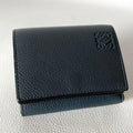 Loewe Trifold Wallet Dark Blue