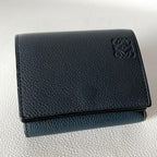 Loewe Trifold Wallet Dark Blue