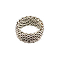 Tiffany & Co Somerset Mesh Silver Ring