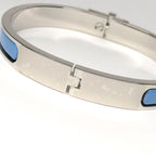 Hermes Mini Click Kelly Enamel Bracelet Chardon Palladium — view 6
