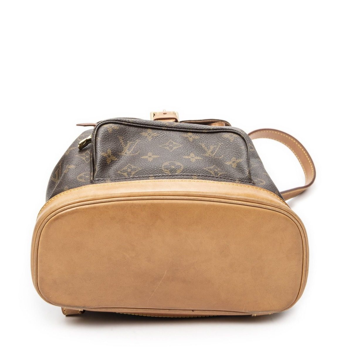 Louis Vuitton Montsouris Brown Monogram Canvas Shoulder Bag — view 6