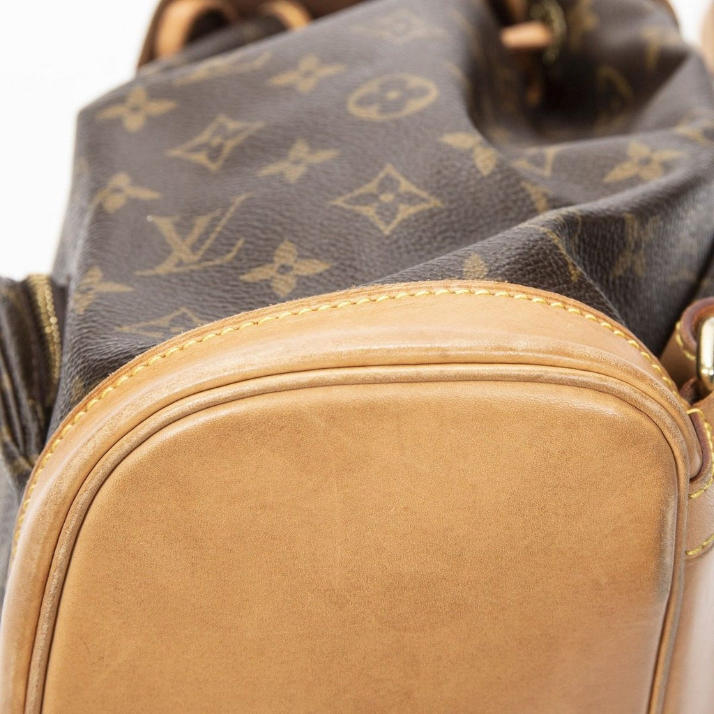 Louis Vuitton Montsouris Brown Monogram Canvas Shoulder Bag — view 8