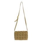 Bottega Veneta Maxi Intrecciato Paddet Cassette Leather Shoulder Bag Brown